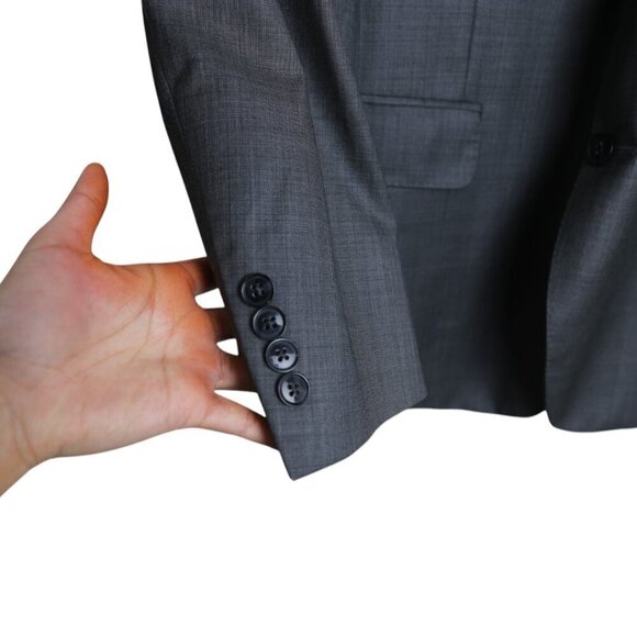 Peter Millar 100% Wool Sport Coat Blazer Tailored Jacket Men's Size 44T - Picture 10 of 12